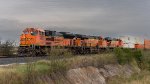 BNSF Stacks Parked at E. Voilet